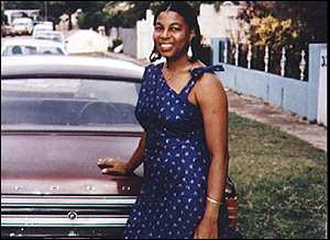 Joy Garnder, died in 1993 due to brain injuries after police gagged her with 13 feet of adhesive tape while serving a deportation order. Her story is highlighted on pg. 31. Over the next two years, 'unnamed police sources' fed to the media accusations that Duggan was a known and dangerous 'gangster'. In the story after story the same photo appeared, of Duggan the hard man, staring defiantly into the camera as if no one and nothing could touch him. Hidden by the head-and-shoulders frame, cropped from a larger photo, was the floral heart-shaped plaque he was holding in his hands as he attended the grave of his still-born daughter. Not defiance, but grief( Dying for Justice , pg. 70).