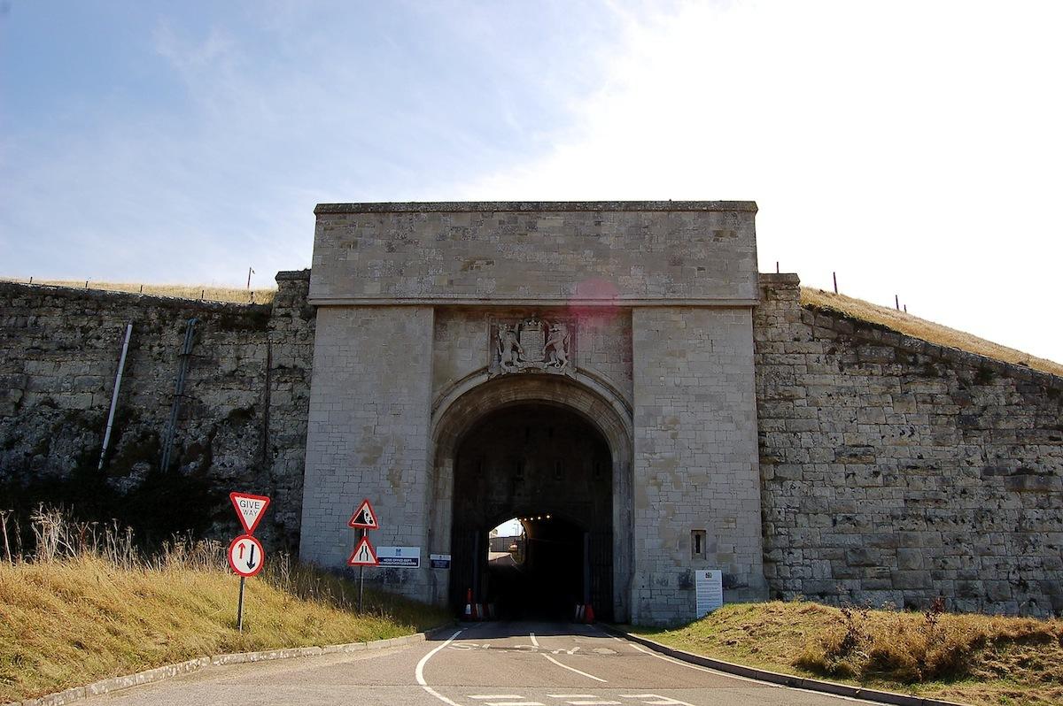 Entrance to The Verne, a detention centre that was once a prison. Photo: CC SA 3.0.