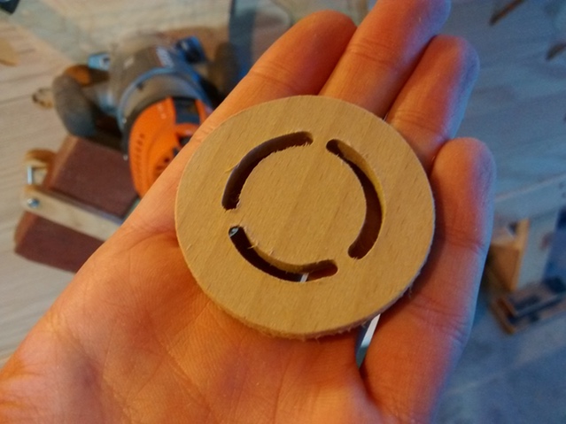 Back of piece.
