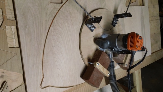 We were cutting on quarter sheets of plywood, making the precision of the starting point very important.