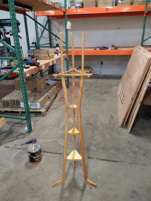 Sutro Tower as a coat rack