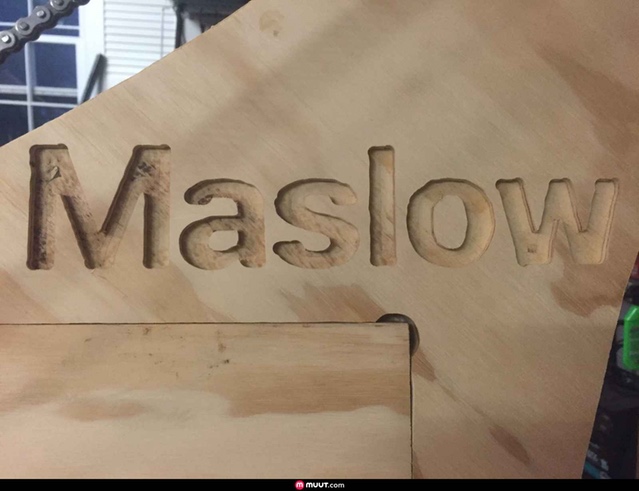 Makermark engraved his frame with the Maslow name and logo!