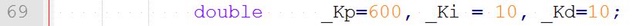Try adjusting the variables in line 69 of the file Axis.h to see the response change