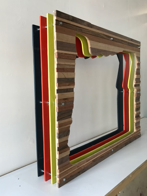 Stacked and painted