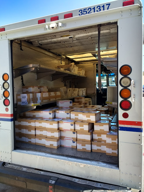 The final load going out.