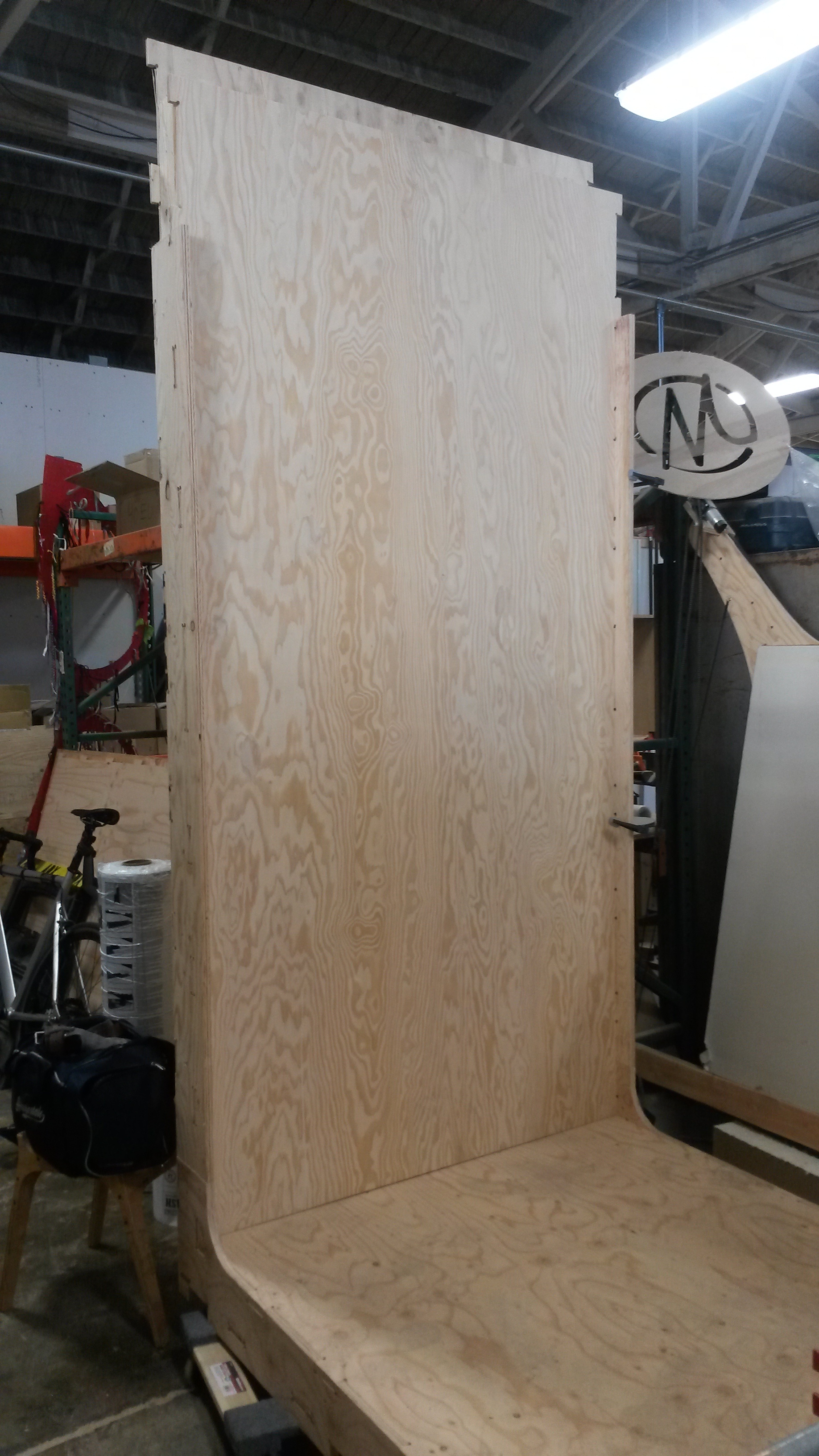 The other wall of segment number two.