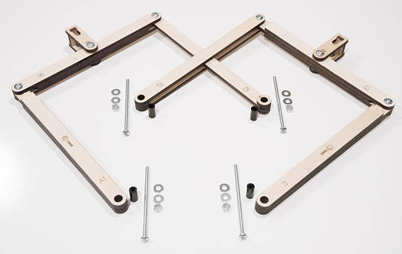 The assembled linkage kit. Photo by Logan Needham