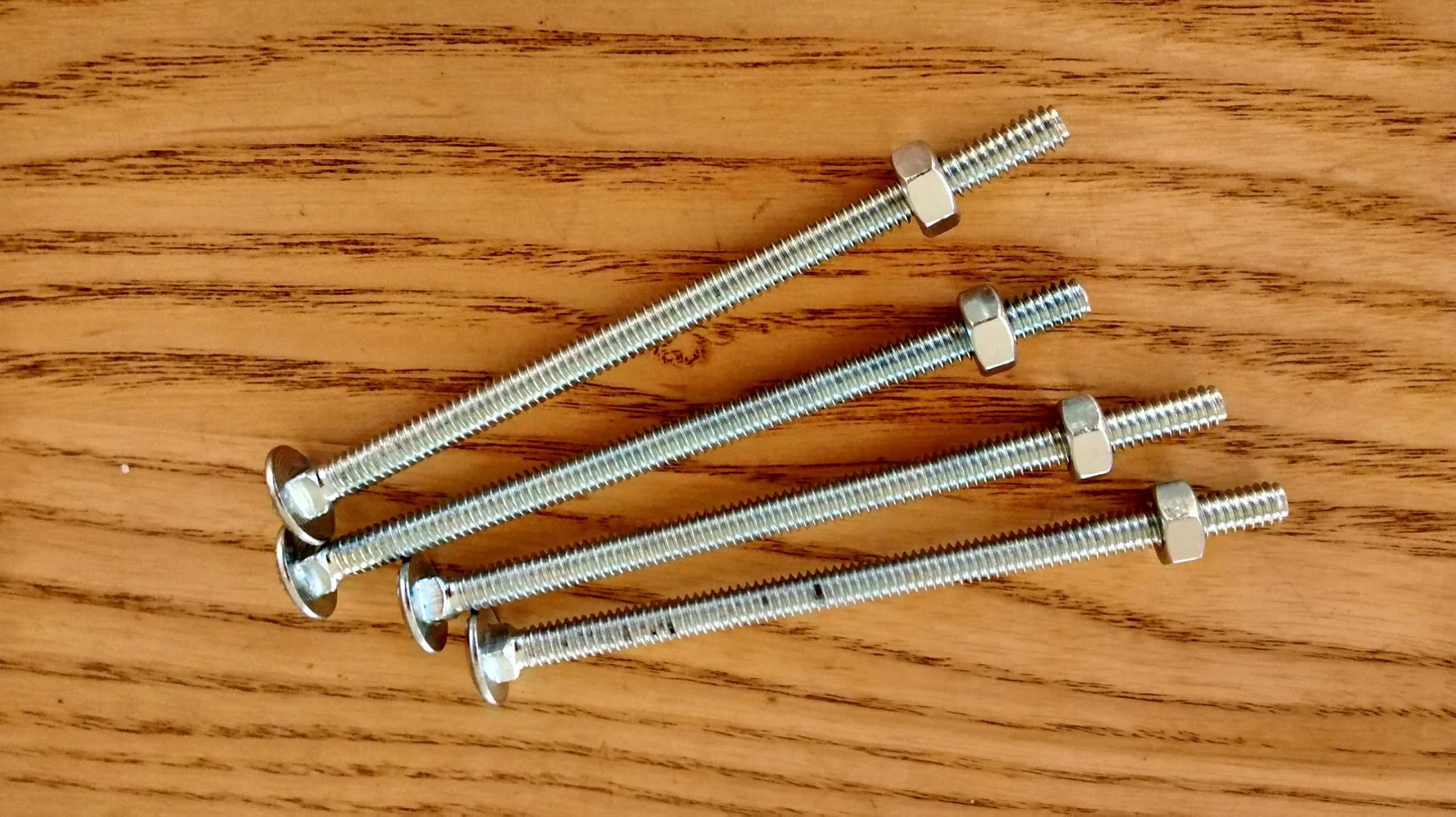 4 Brick Mounting Bolts & Nuts