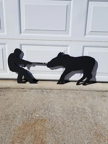 Byran_Pollock made this mule cutout