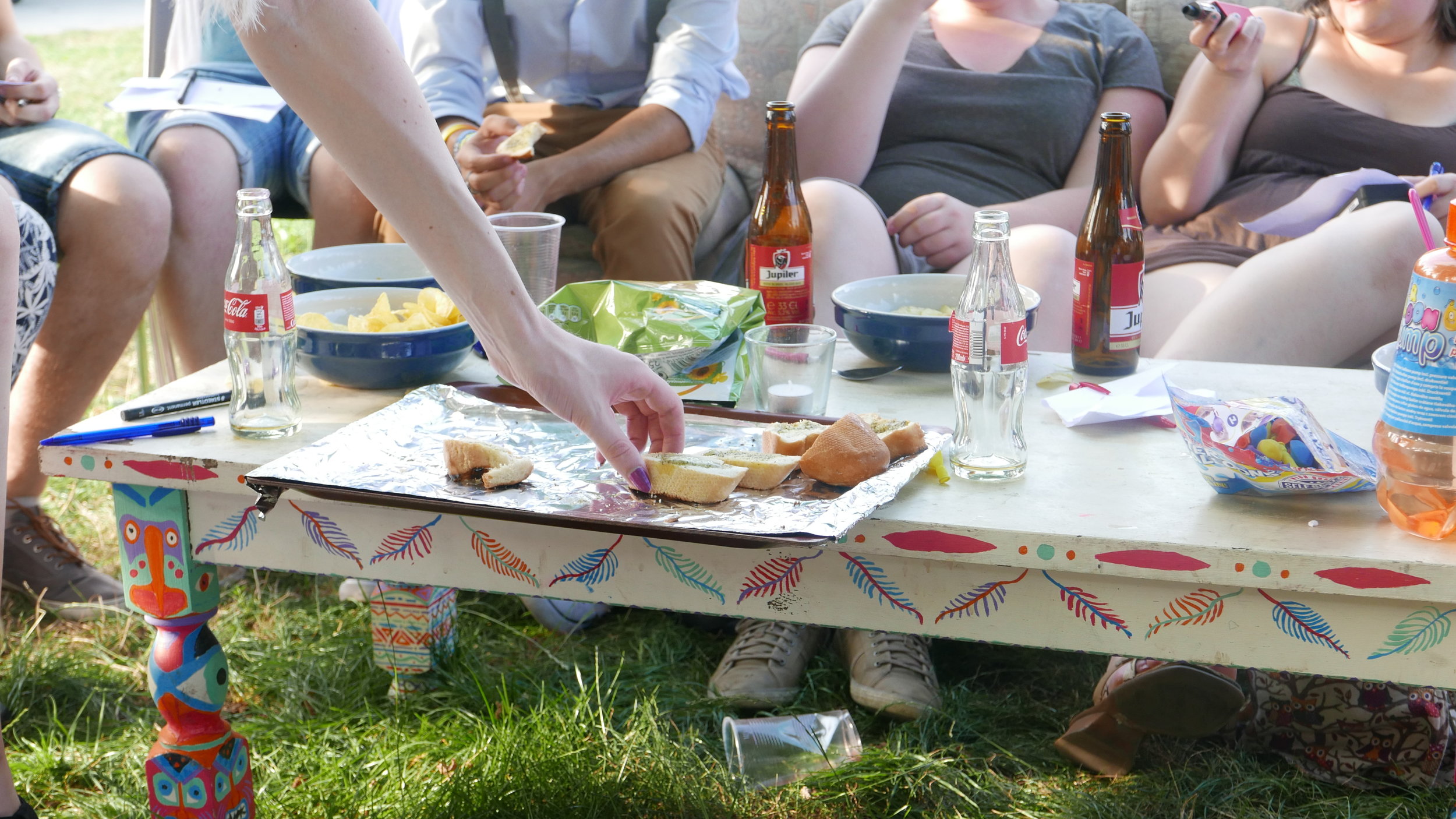 Celebrating summer with friends