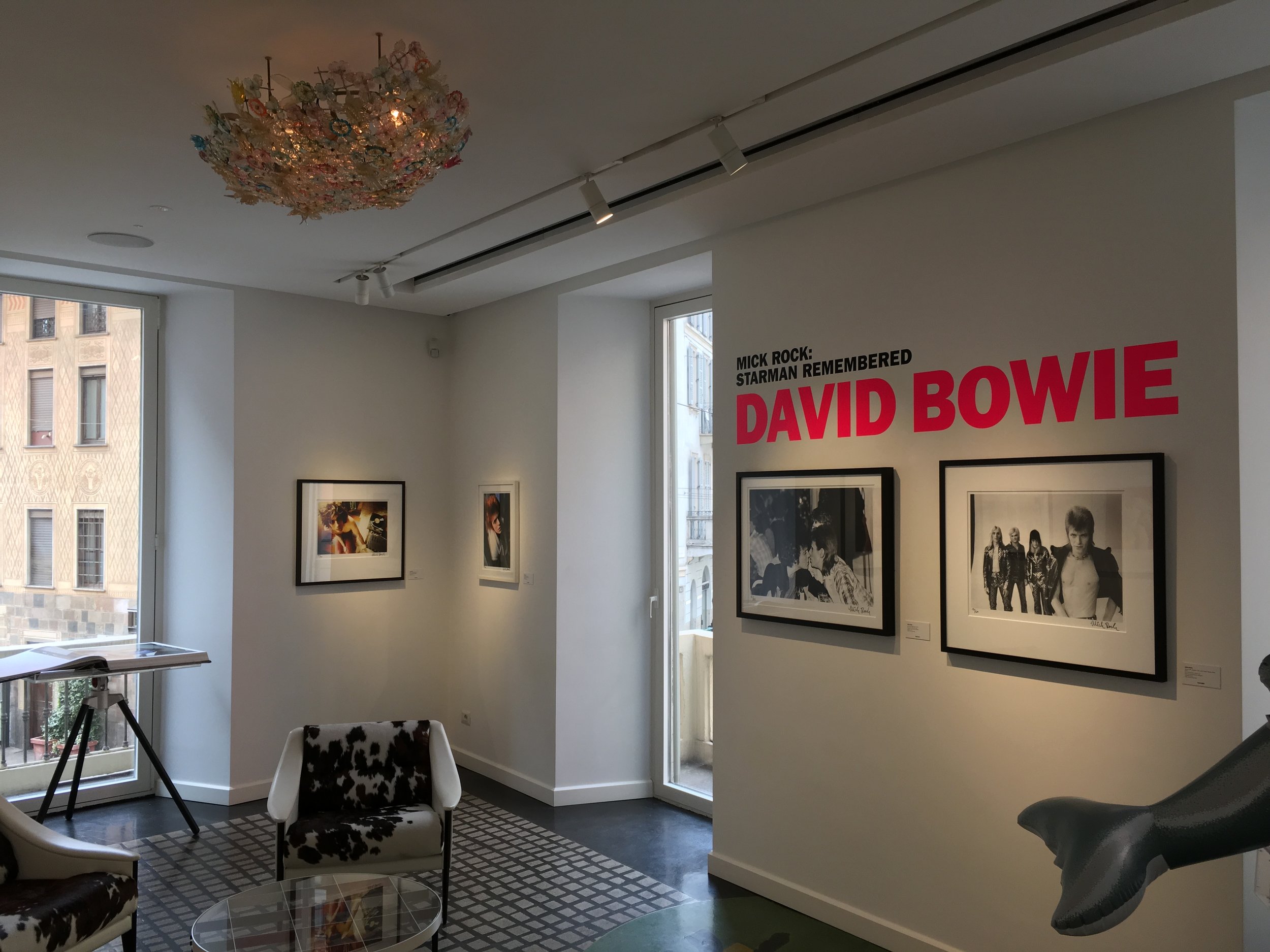 A Mick Rock exhibition on display at Taschen