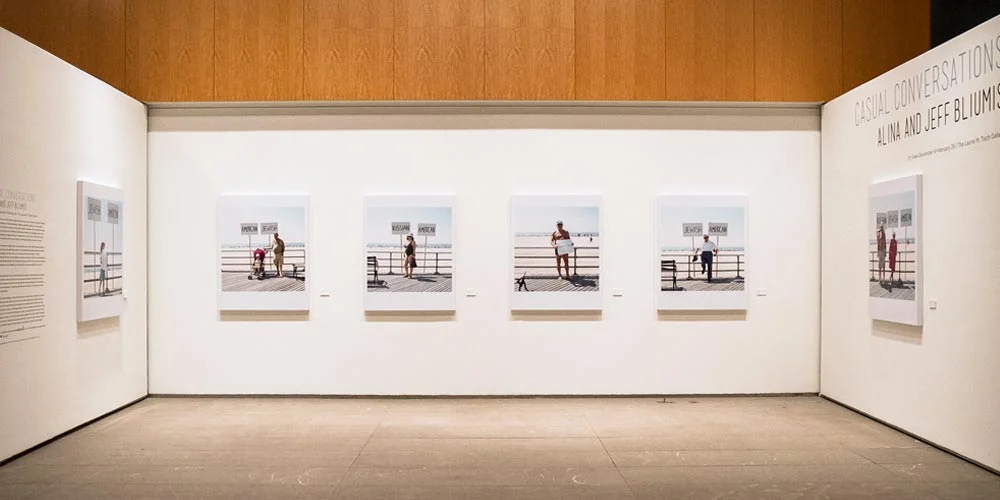 Installation view, Casual Conversations, Curated by Megan Whitman, The Laurie M. Tisch Gallery, The JCC of Manhattan, New York 2013-2014