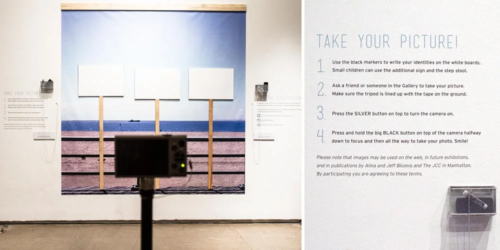 Installation view, Casual Conversations, Curated by Megan Whitman, The Laurie M. Tisch Gallery, The JCC of Manhattan, New York 2013-2014