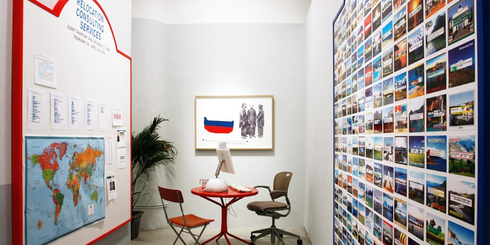   Installation view,&nbsp;  Global Reach Inc.  ,   &nbsp;   Andrea Meislin Gallery, New York 2011  