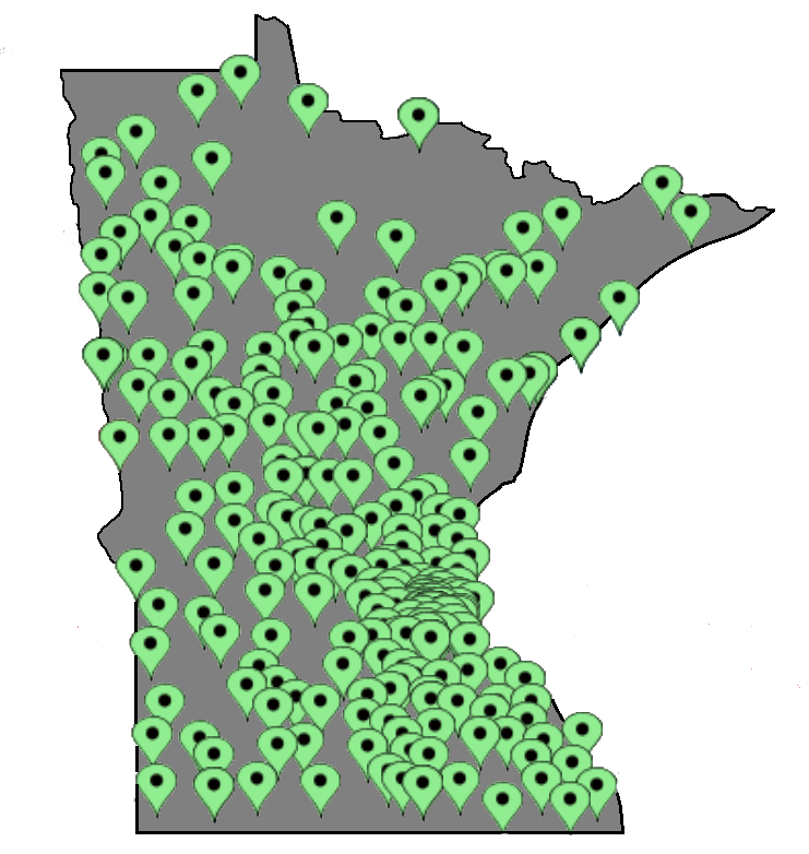 Minnesota FoodShare partners with nearly 300 food shelves serving Minnesota communities throughout the state.