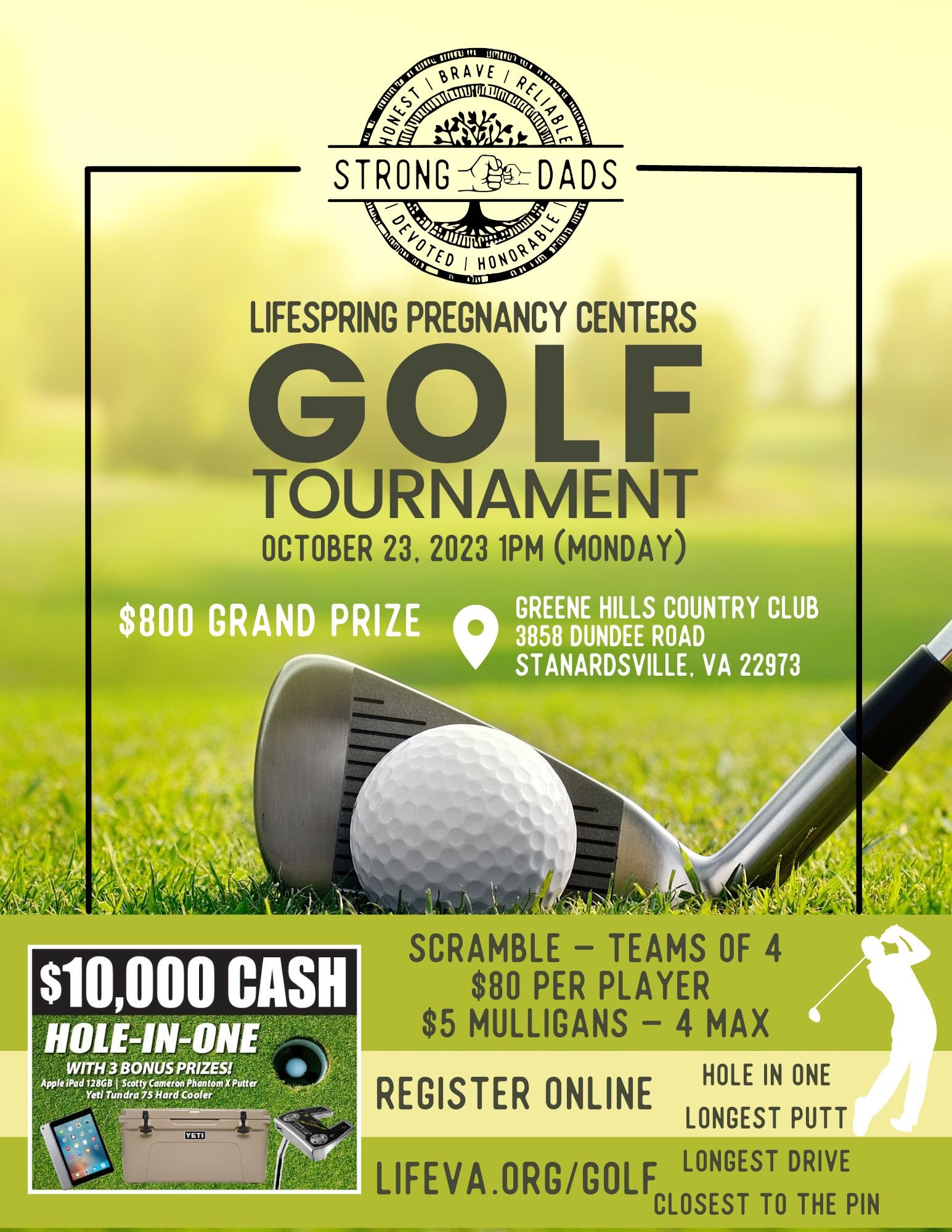 Lifespring Strong Dads Gold Tournament
