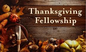 Thanksgiving Fellowship Meal
