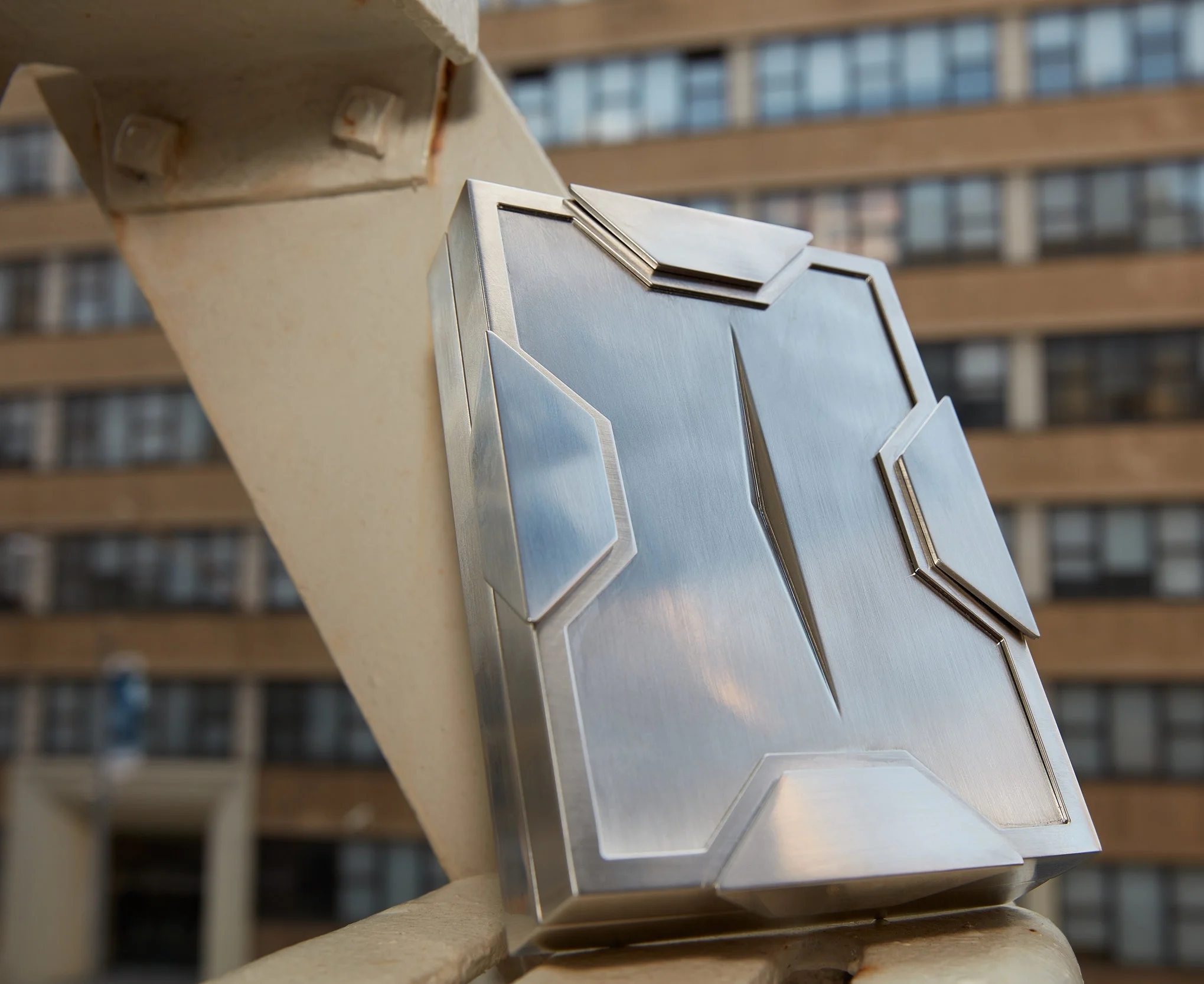 Space Triangle - Matte Silver