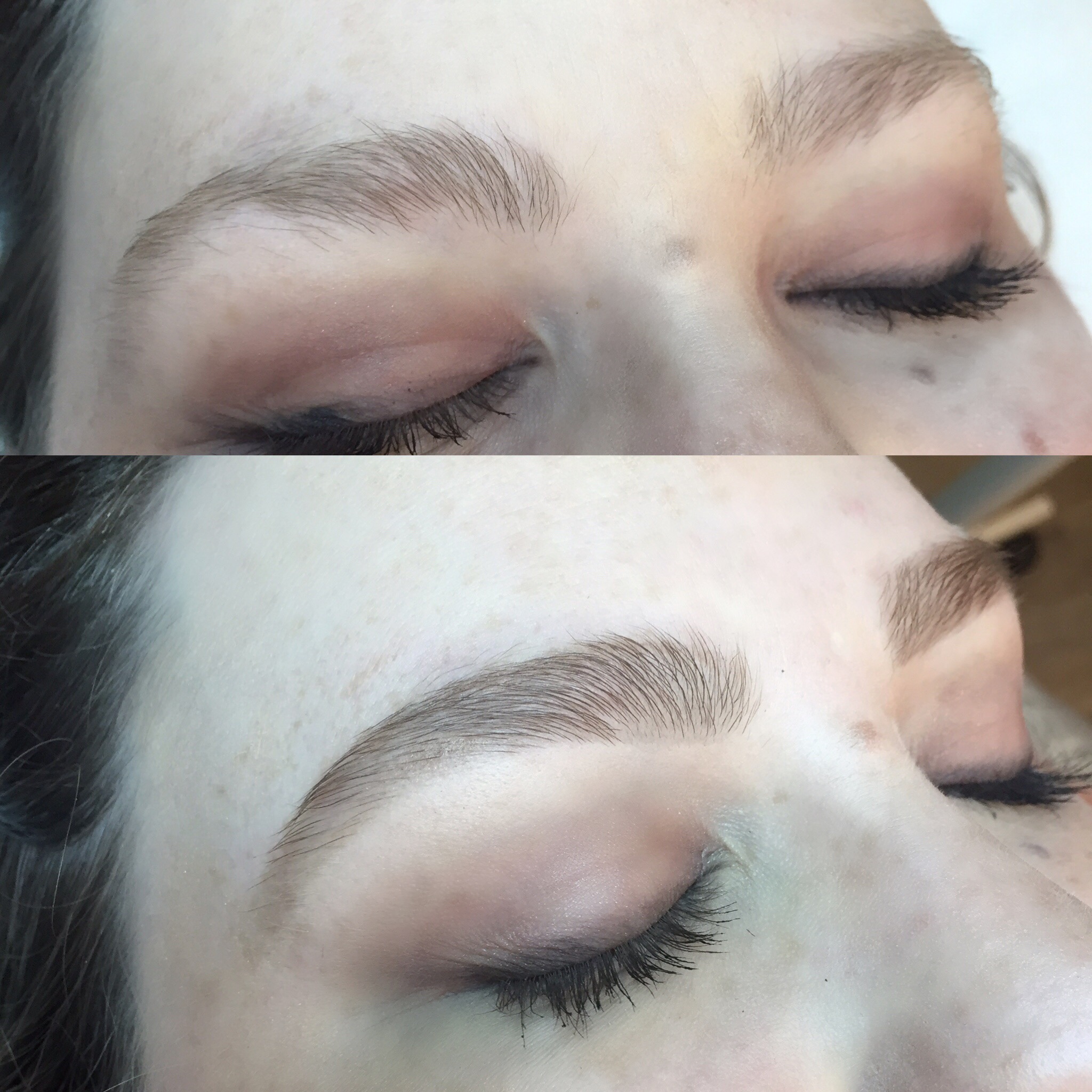 Brows Before/After by Tara DeMellia