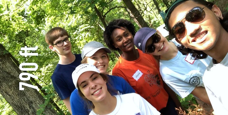 TERF selfie at the highest point at Tyson Research Center