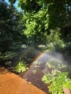Juan shows us a rainbow at the Botanical Gardens during the GTA Career Summit.