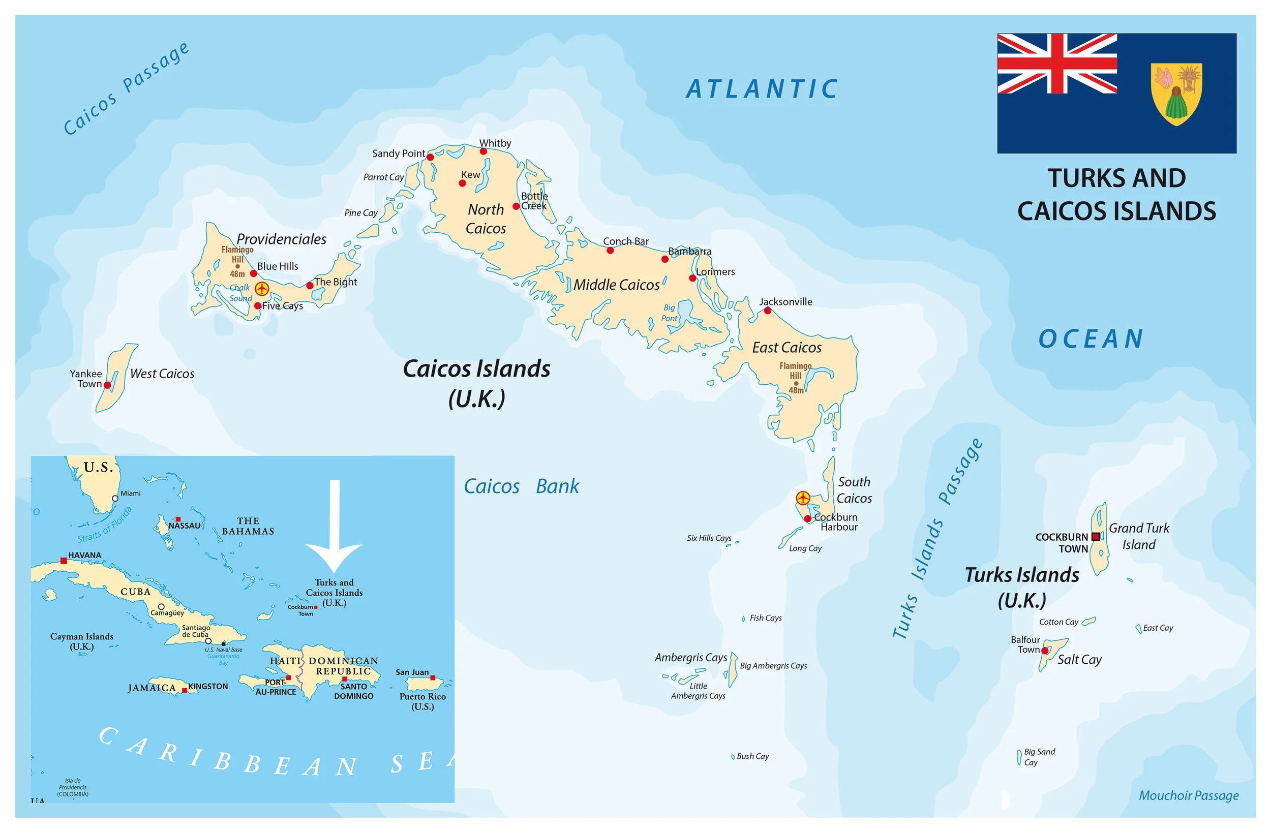 Ferie på Turks and Caicos er en drøm for livsnytere.