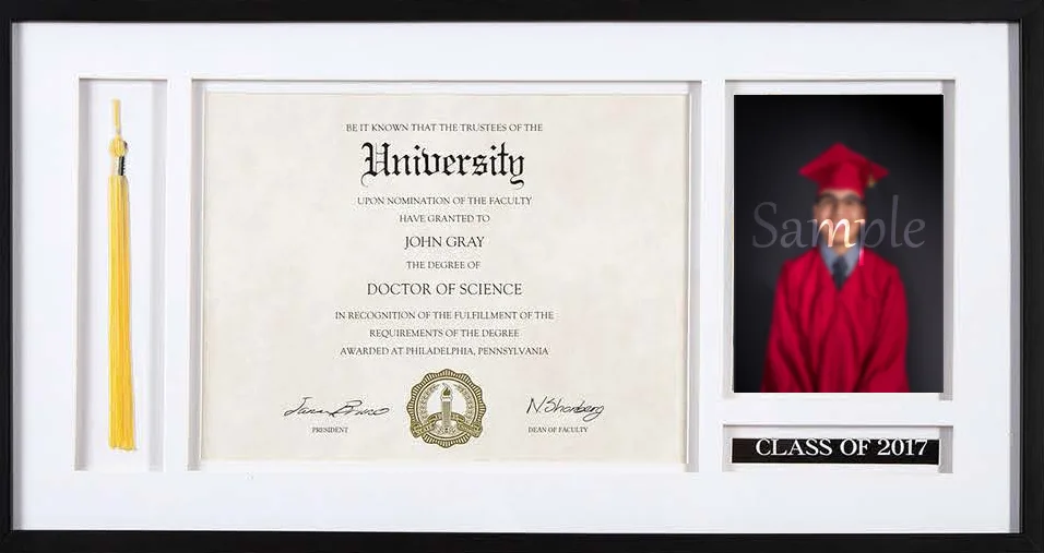 Diploma & Tassel Premium Frame