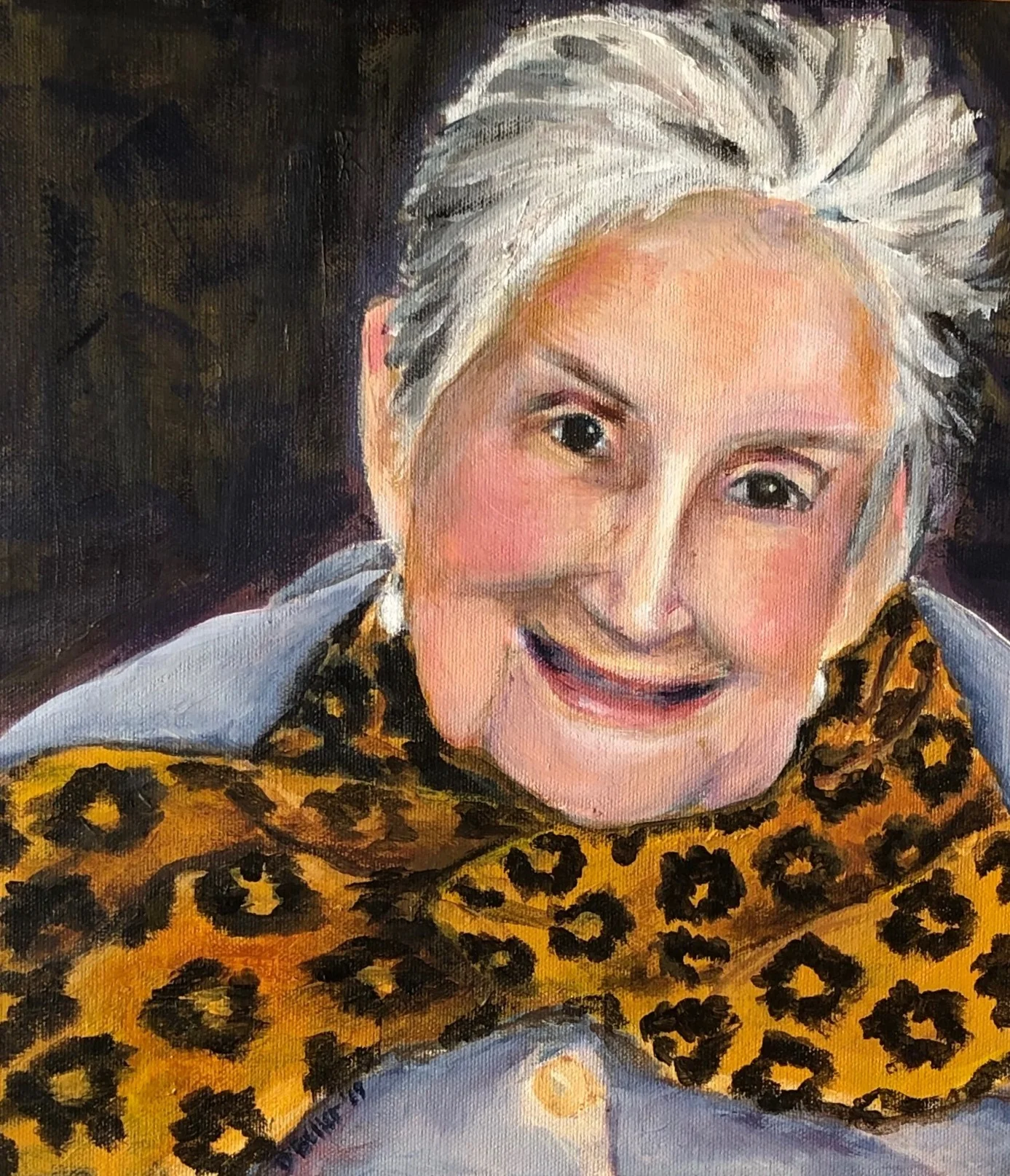 SYDELE - 12" x 12" Acrylic on Wood Board