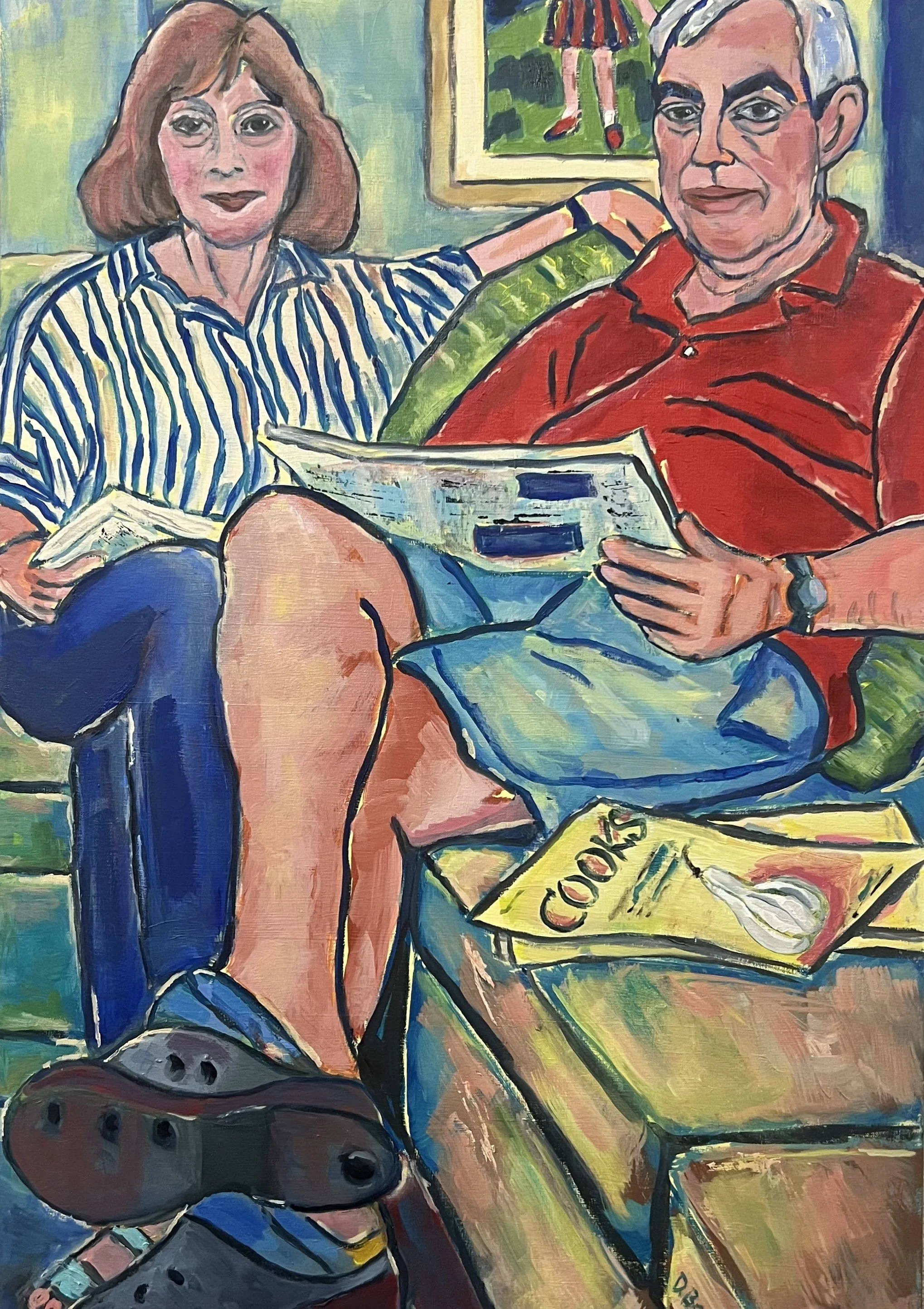 DORENE AND LAURY - 24”x36” - Oil on Canvas 