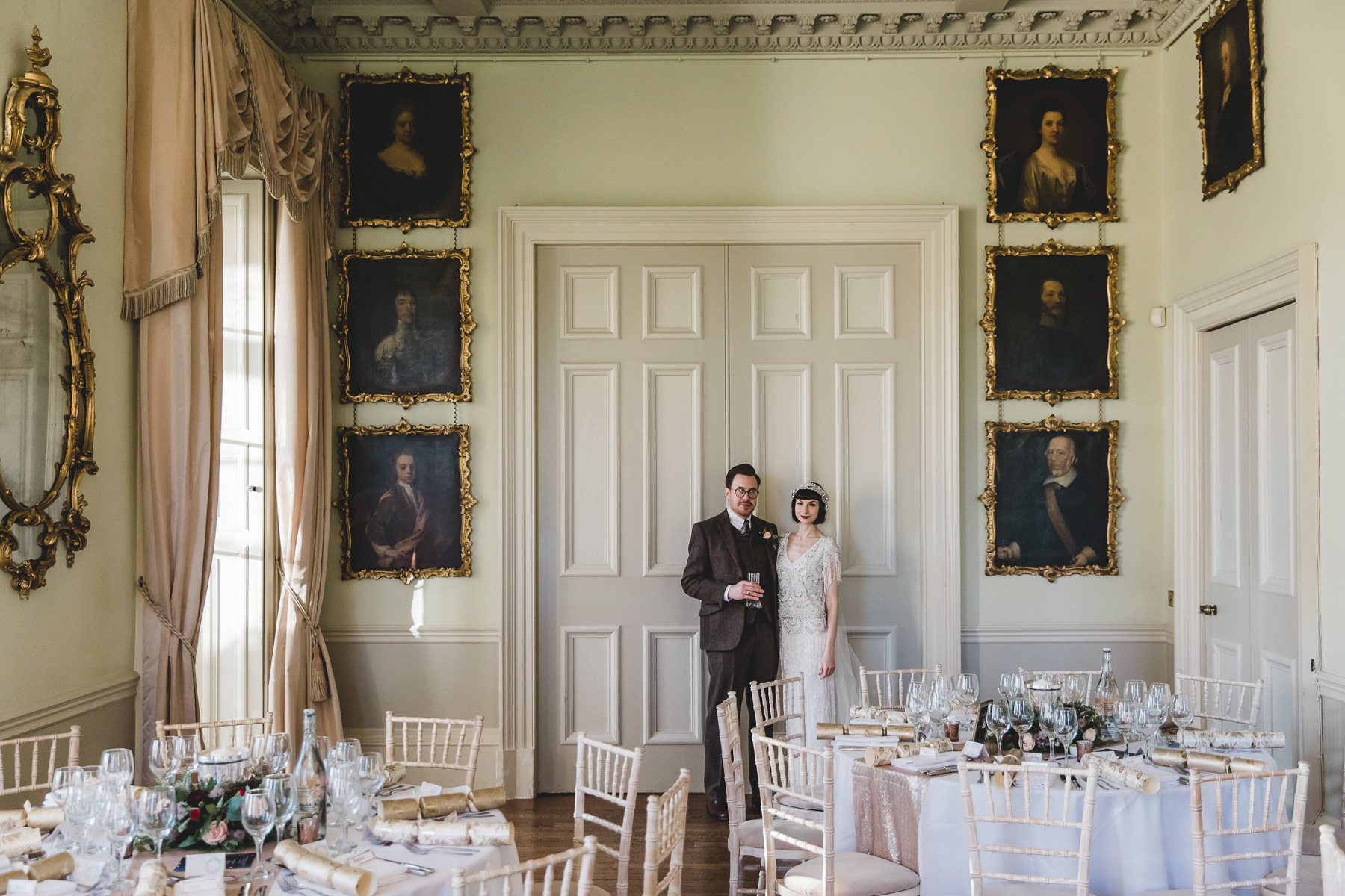 Wedding breakfast Prestwold Hall
