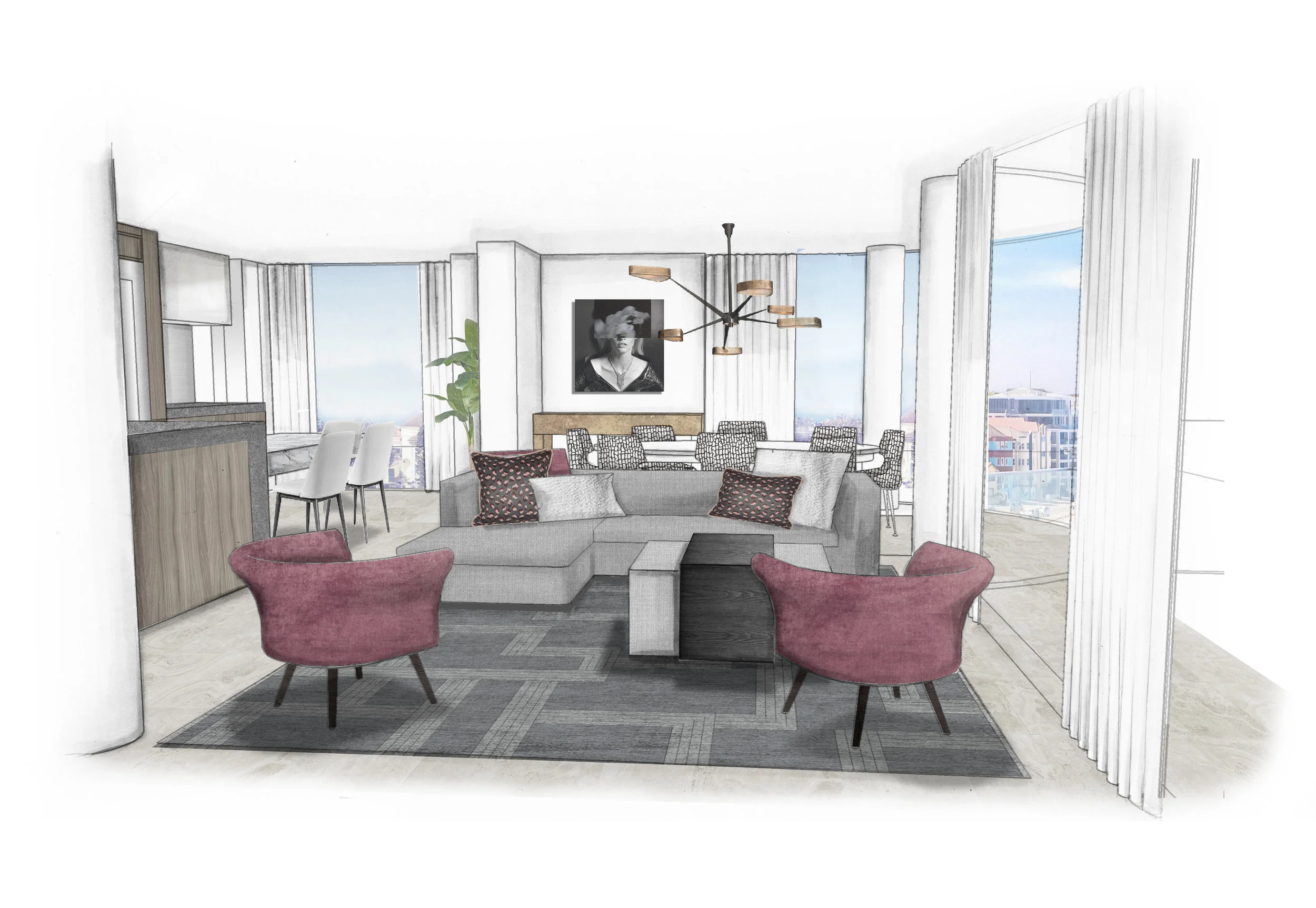 residential design &nbsp;&nbsp;/ &nbsp; illustrated for poco designs&nbsp;