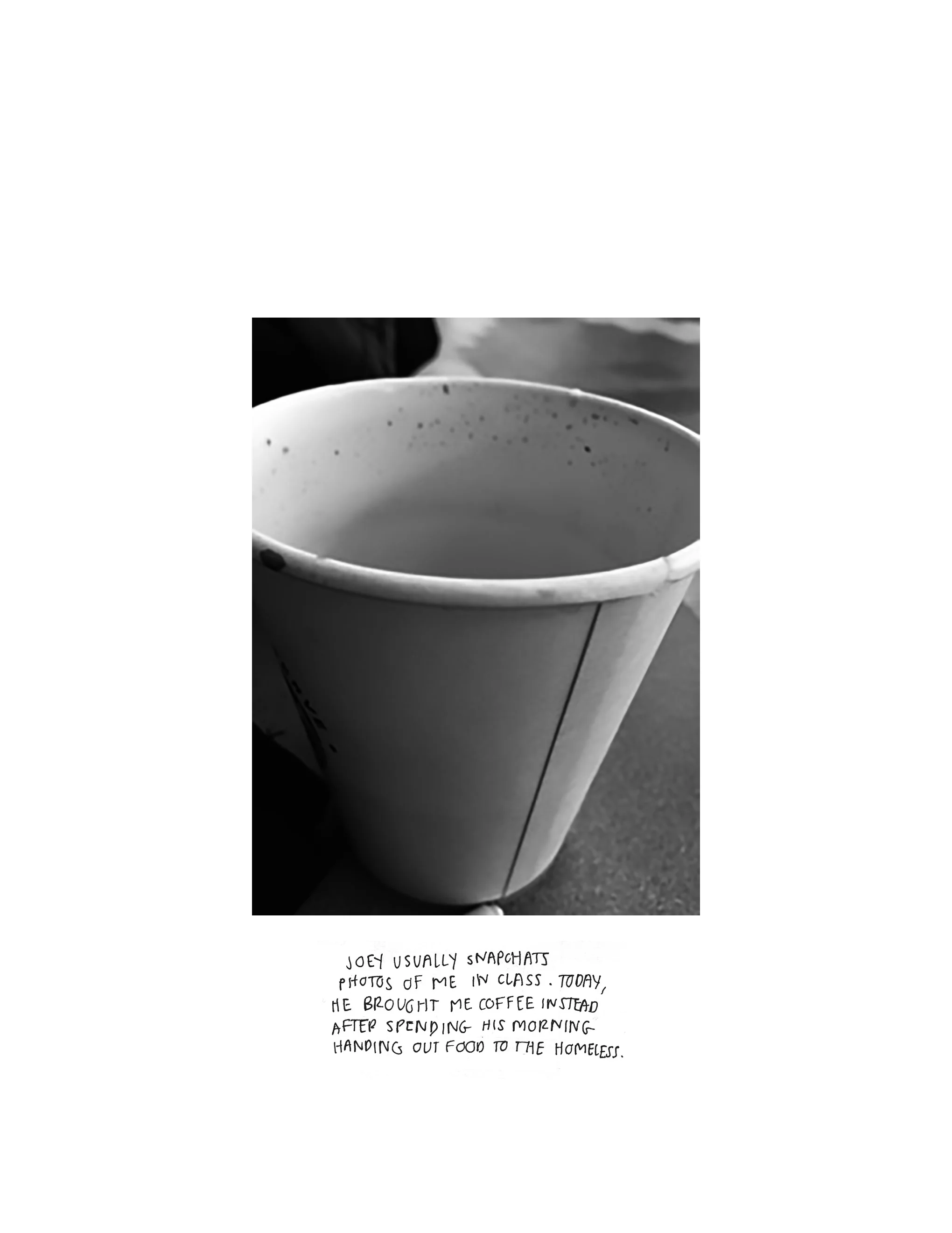 Thanks for the free coffee