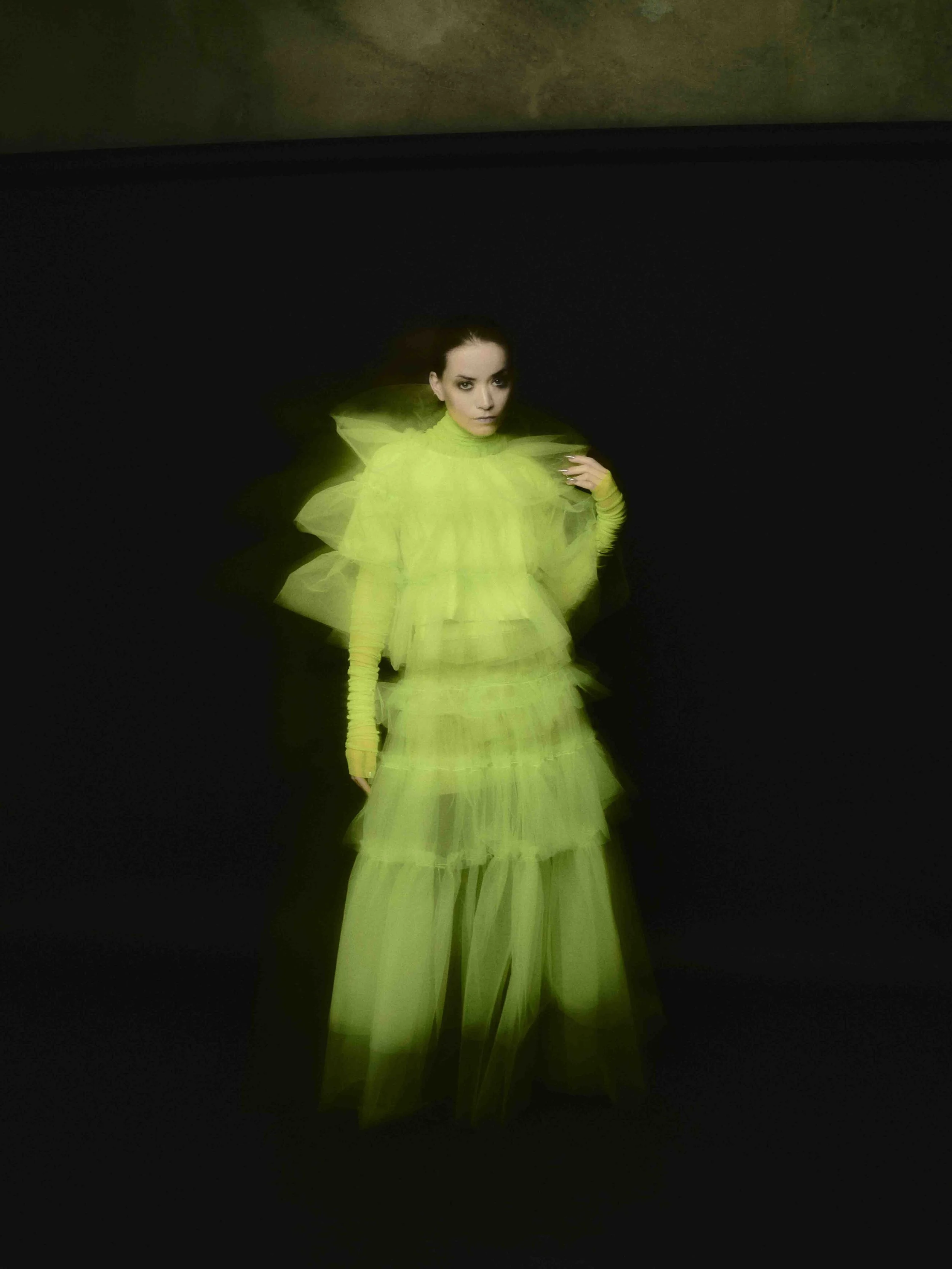 WILD AT HEART TOP CHARTREUSE