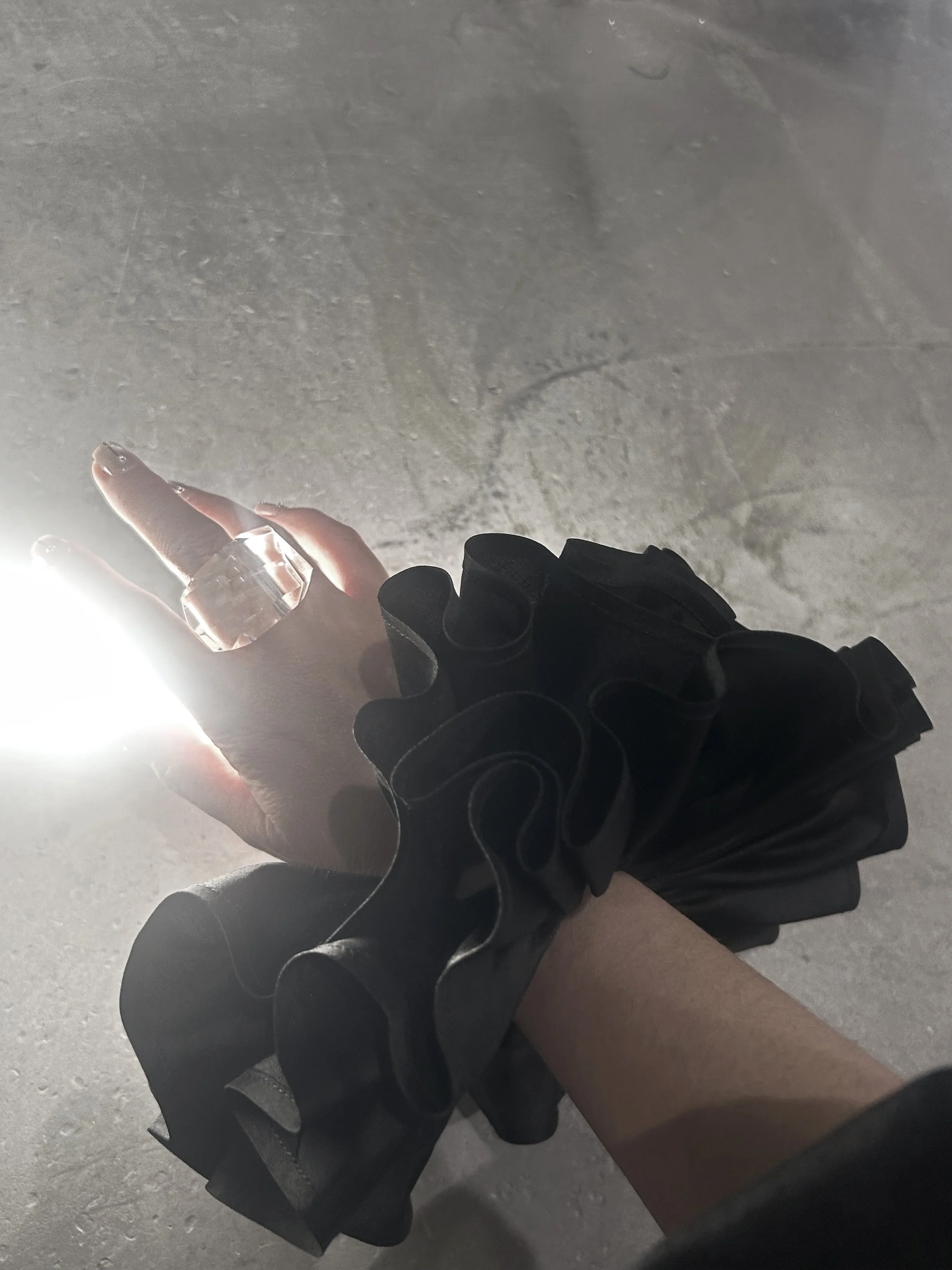 ORBIT SILK WRIST, ANKLE AND HAIR ACCESSORY - SOLD AS PAIR