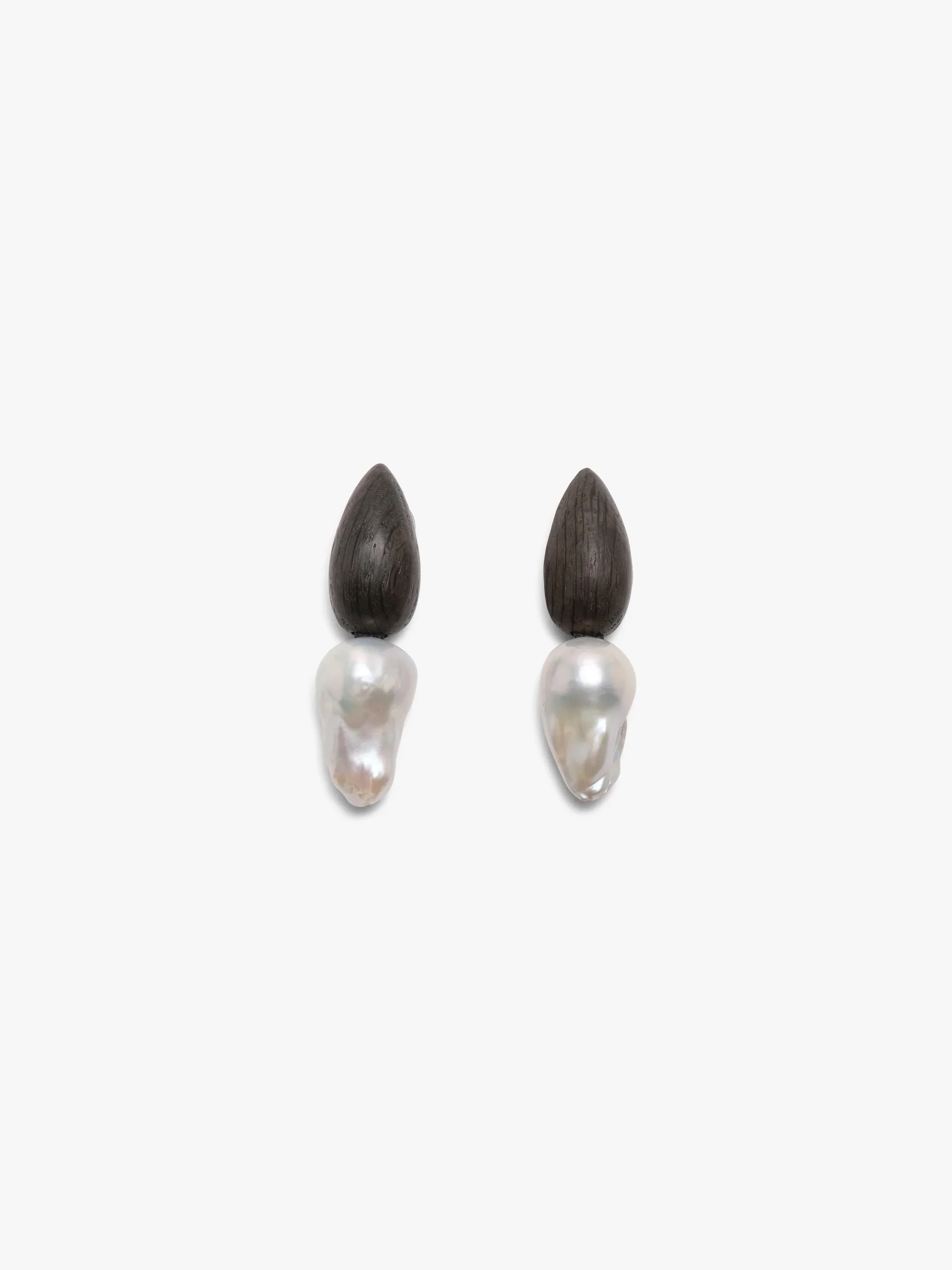 ORAGE EARRINGS BAROQUE PEARL BOG OAK.jpg