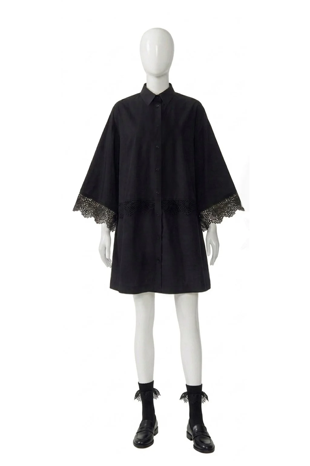 VIVARIUM SHIRT DRESS FRONT BLACK.jpg
