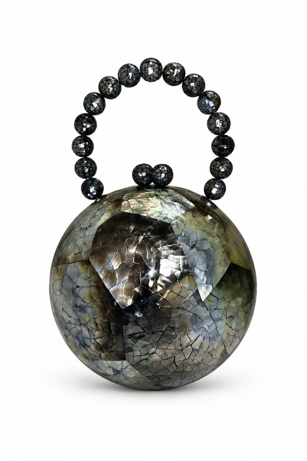 BLACK OYSTER PEARL BAG WITH ORB HANDLE.jpg