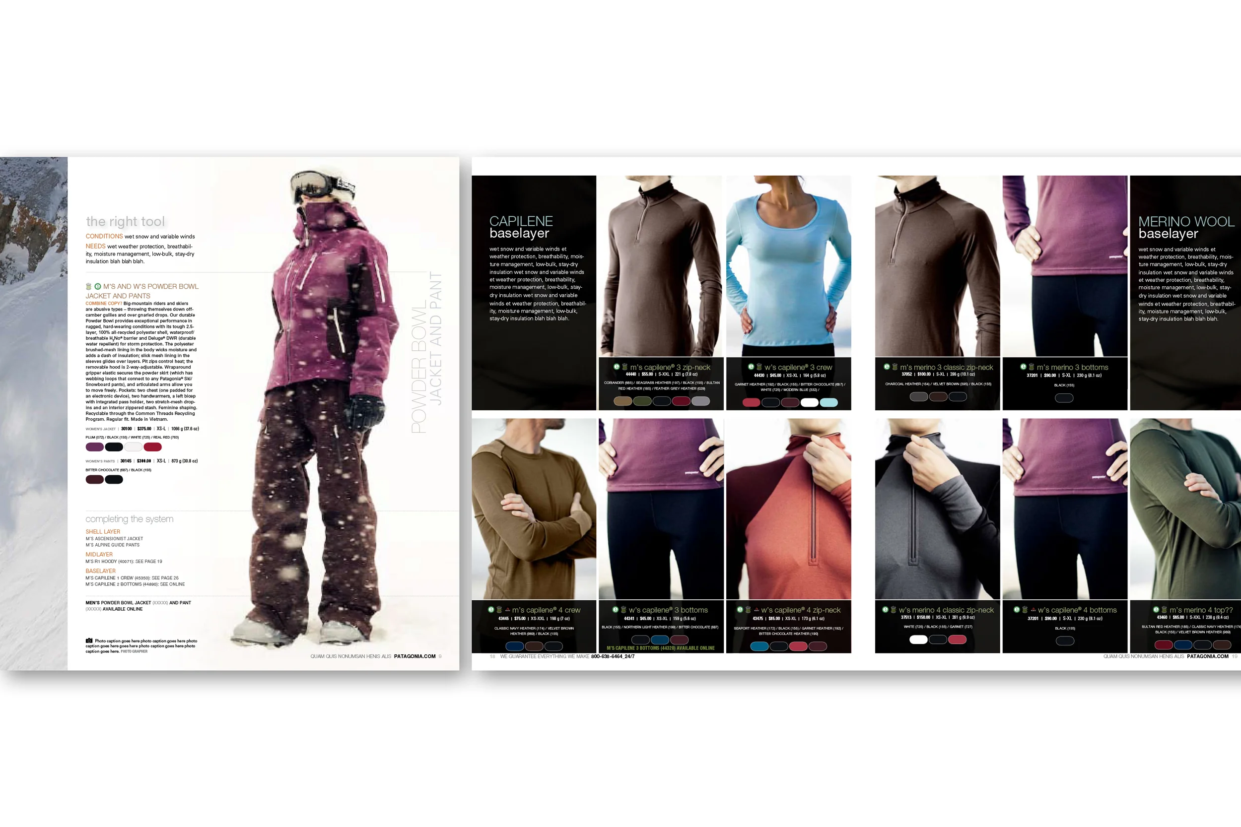 Patagonia Ski & Snowboard Catalog 2009