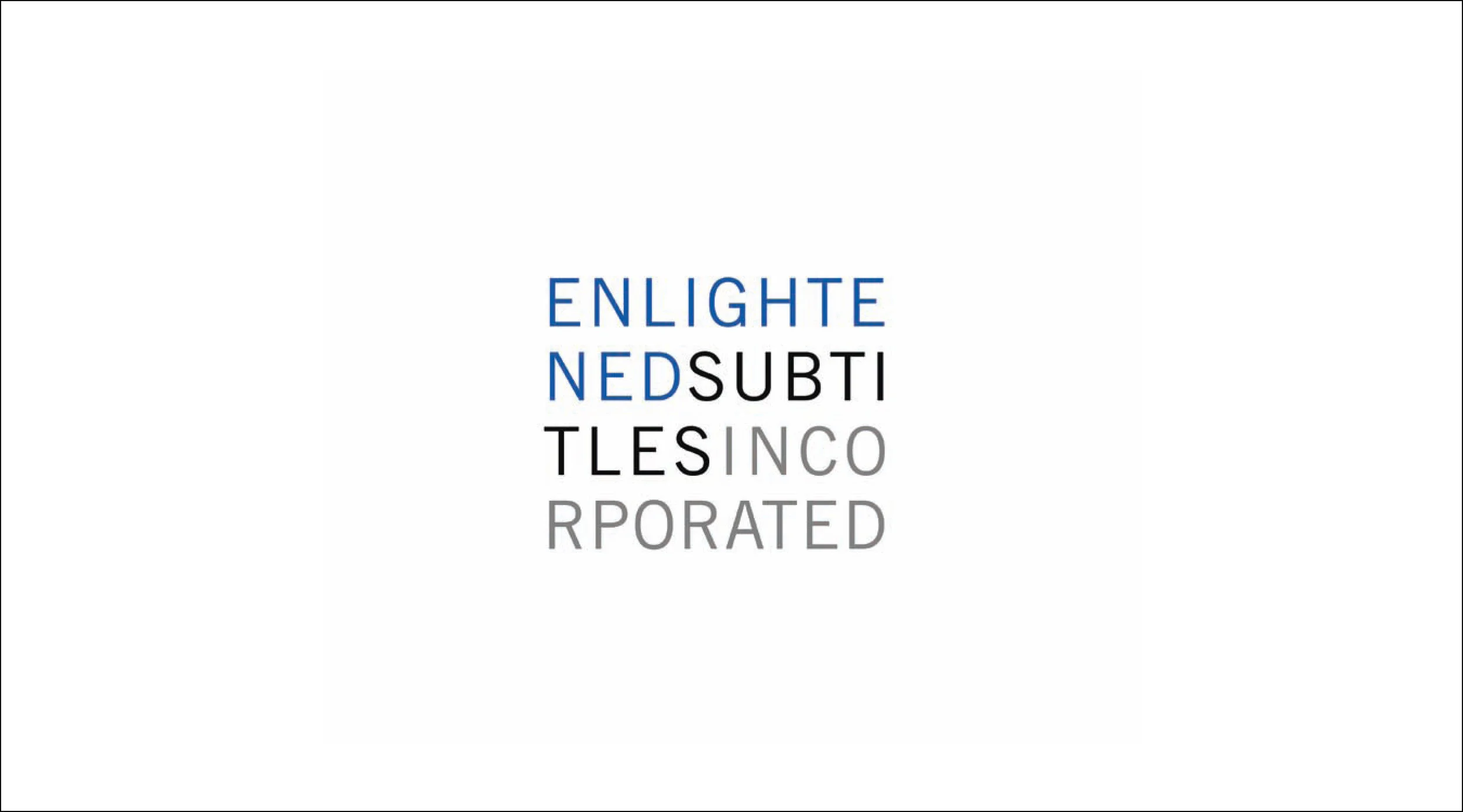 identity exploration for a film subtitling company