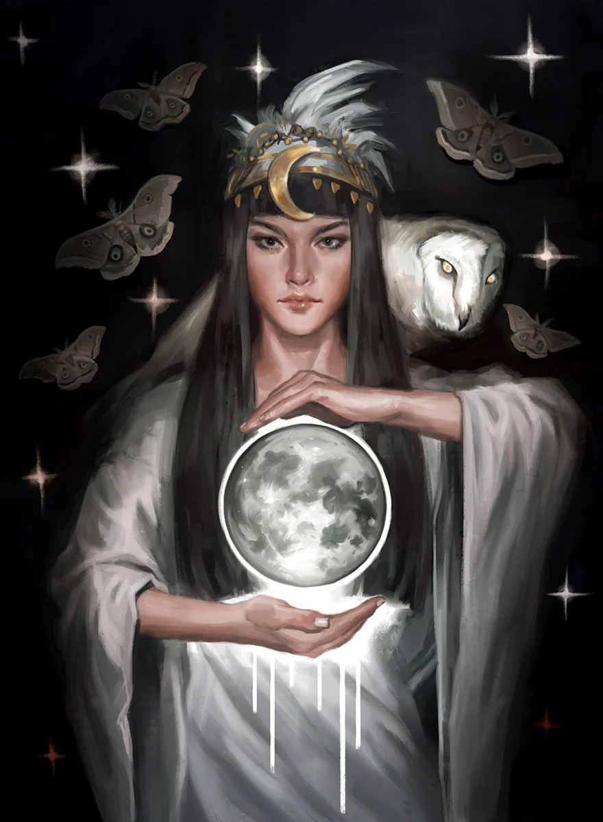 Moon Card for Dread Draw (c) UpperDeck
