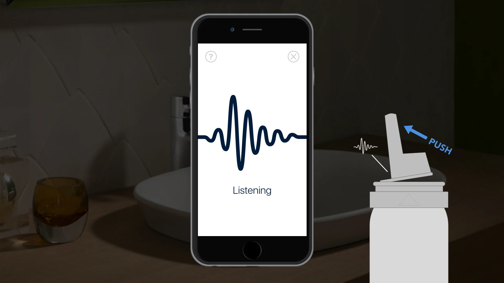 Voice activation and app sync
