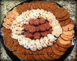 assorted cookie trays
