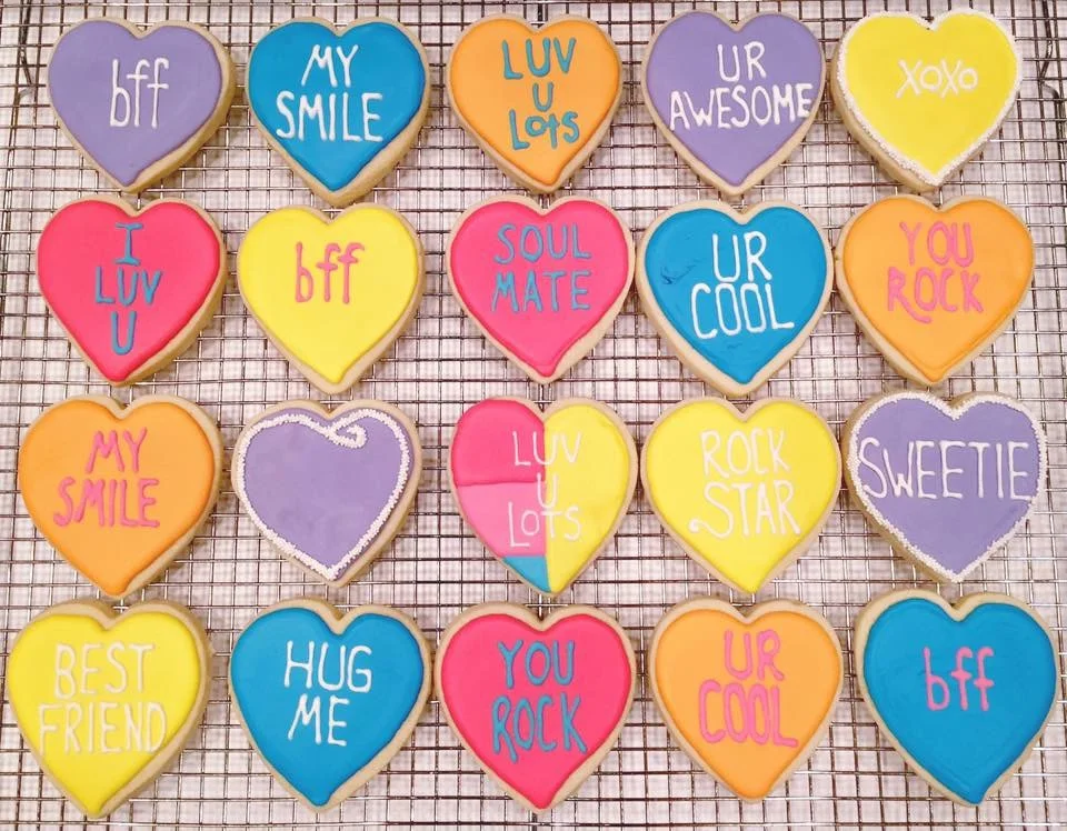 Valentine conversation cookies.JPG