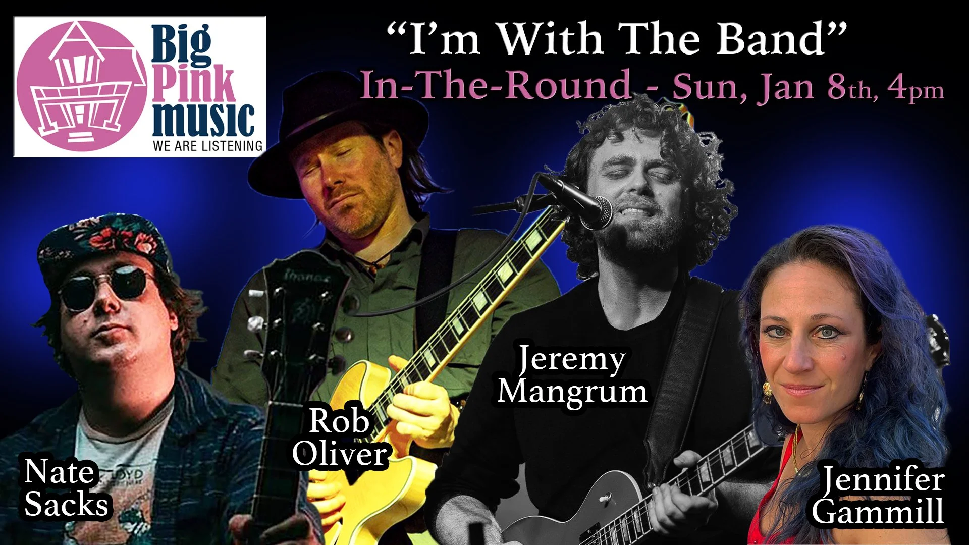 Big Pink In-The-Round: I'm With The Band