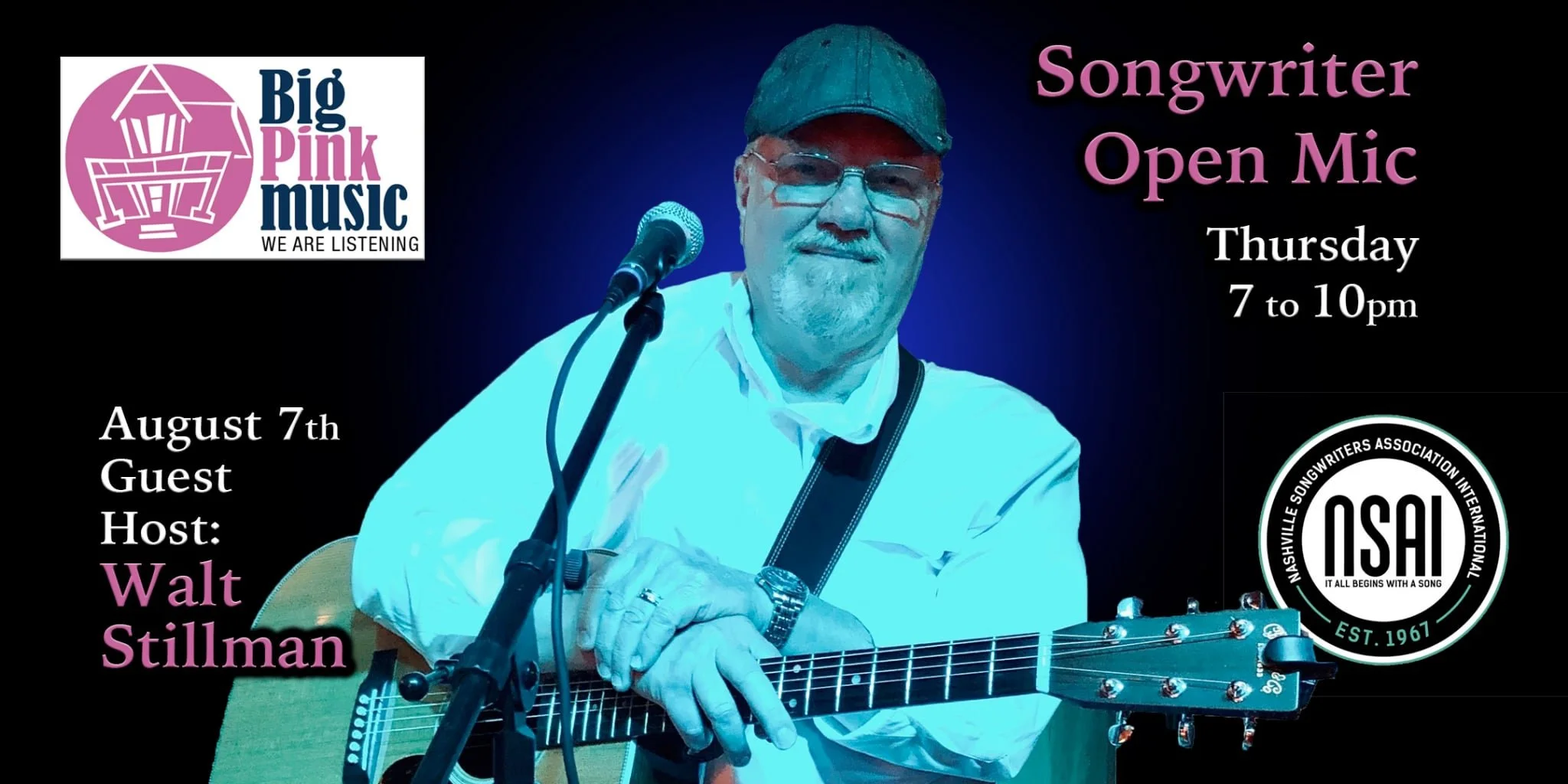 First Thursday All Original Open Mic - Hosted by Walt Stillman