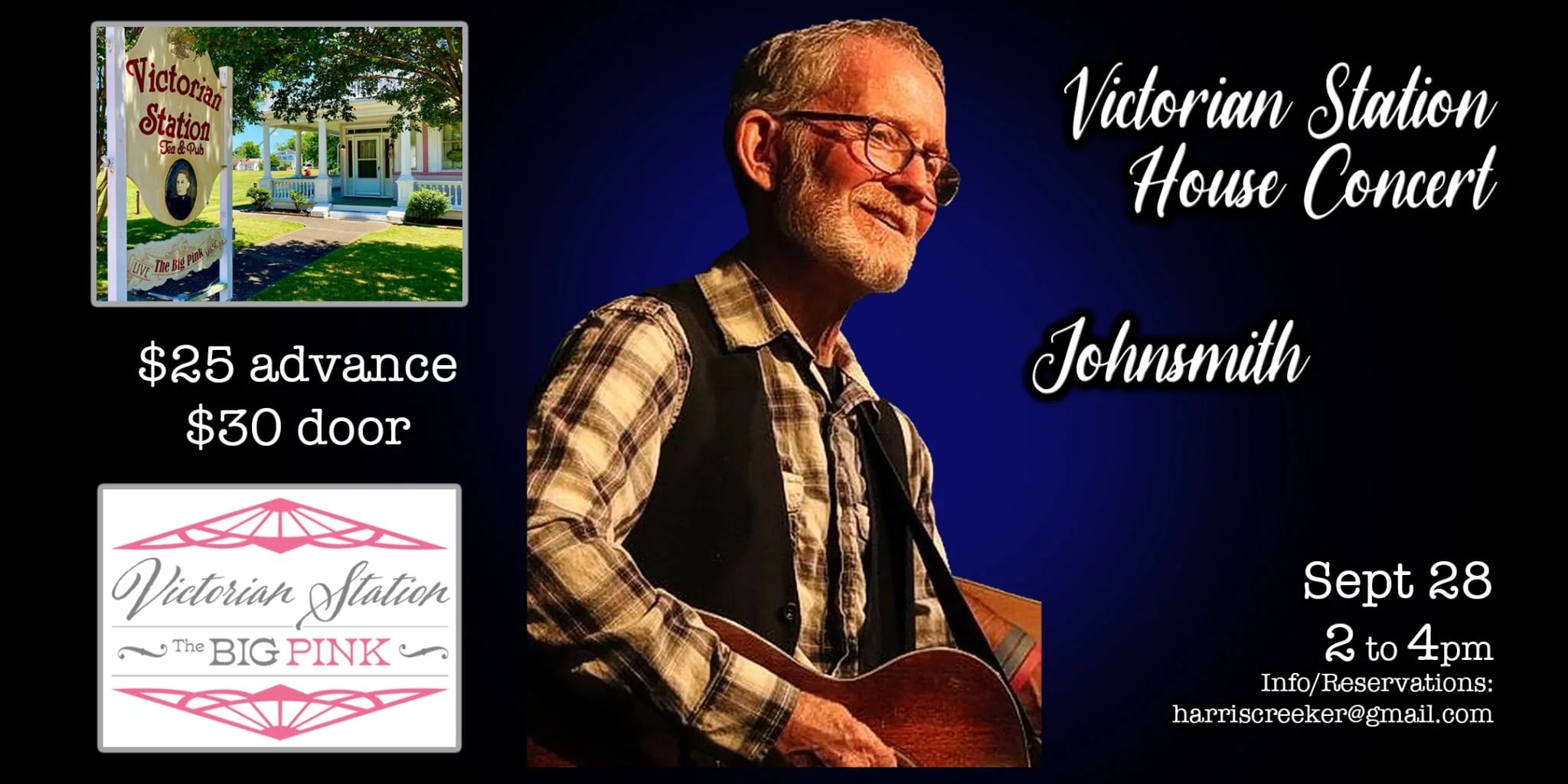 Victorian Station House Concert: Johnsmith