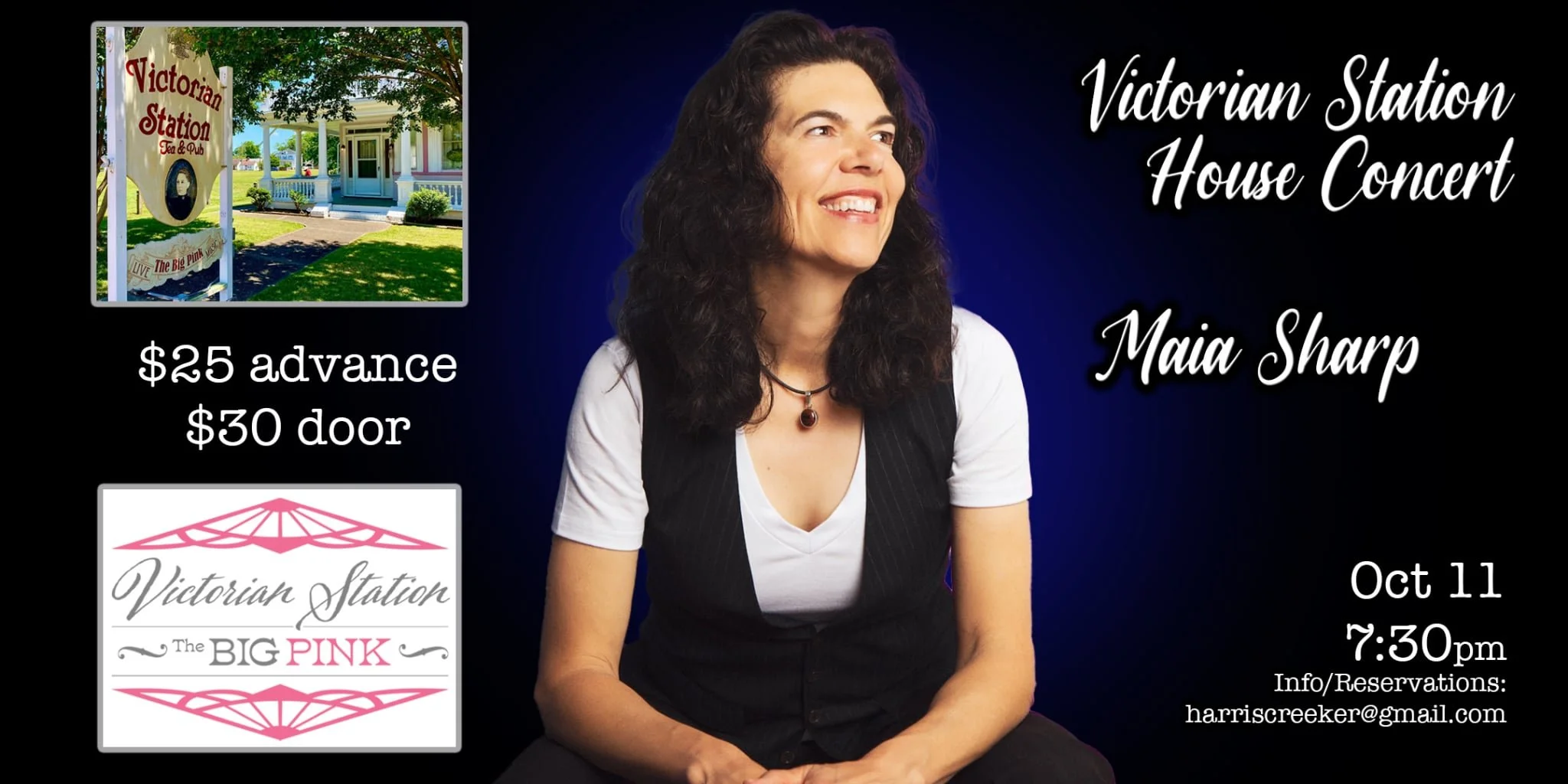 Victorian Station House Concert: Maia Sharp