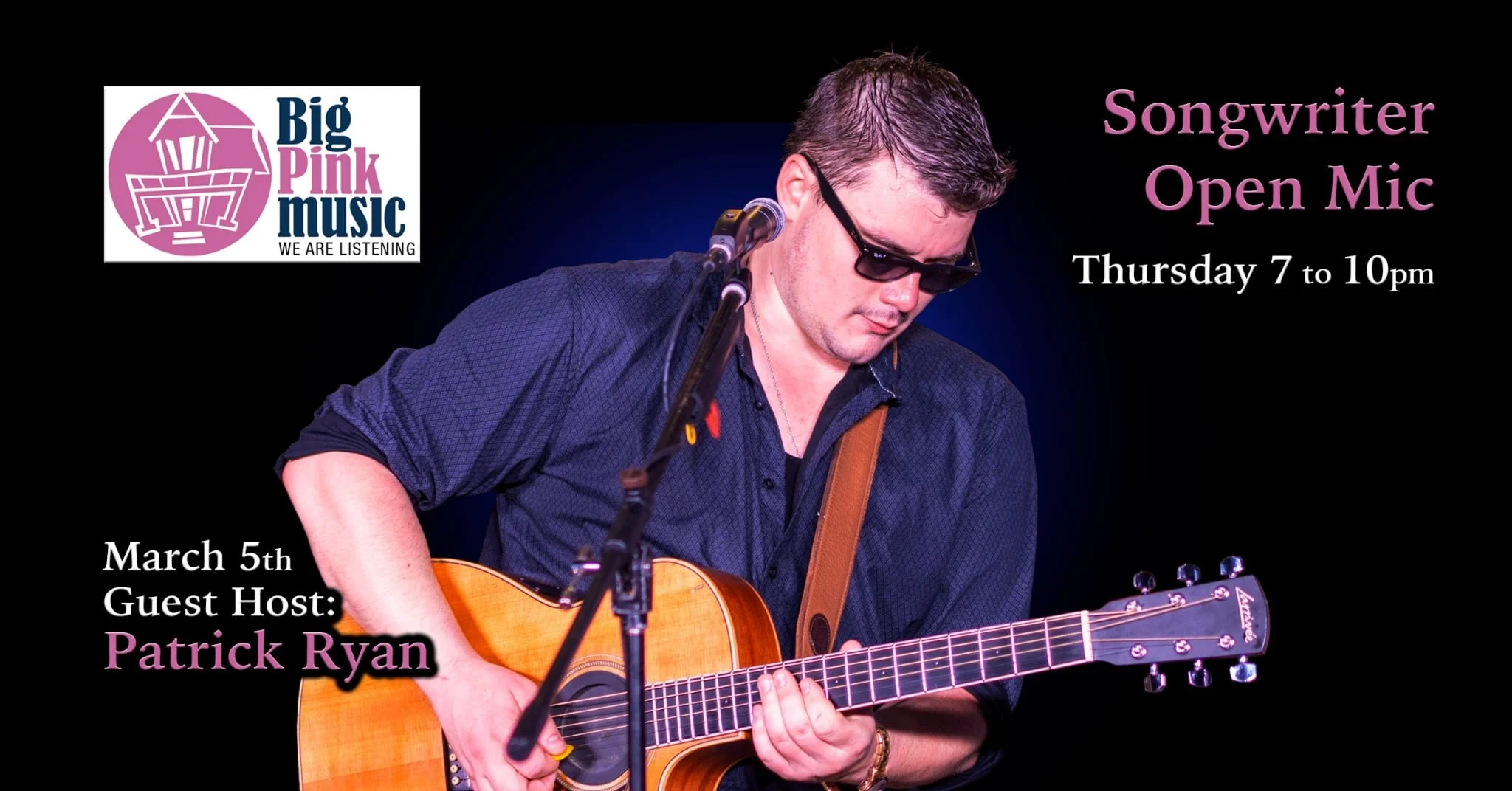 First Thursday All Original Open Mic - Hosted by Patrick Ryan