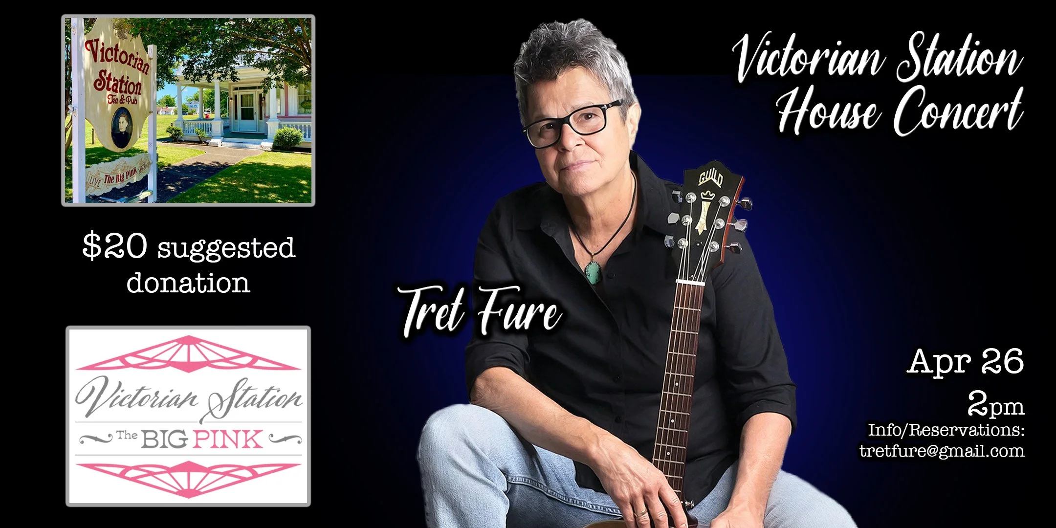 Victorian Station House Concert: Tret Fure