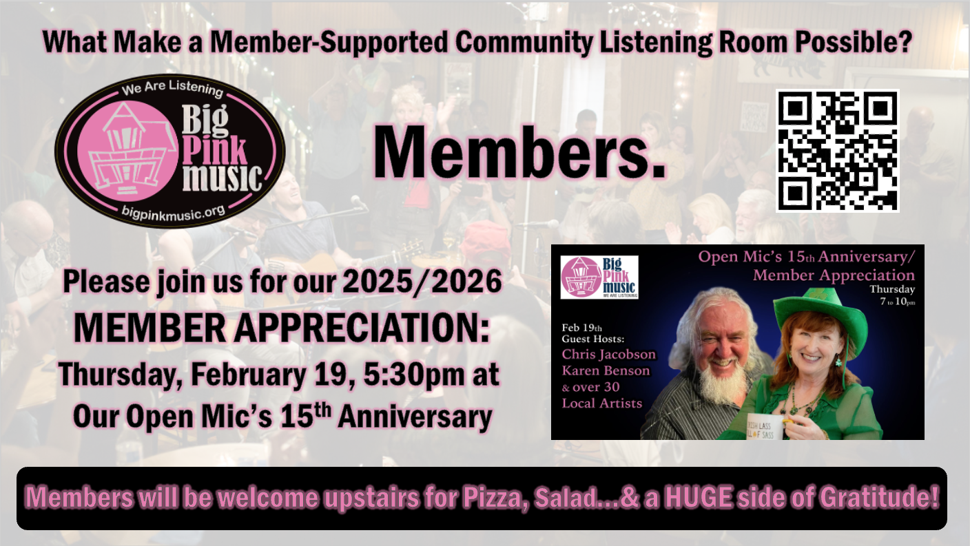 Big Pink Music 2025-2026 Member Appreciation Event